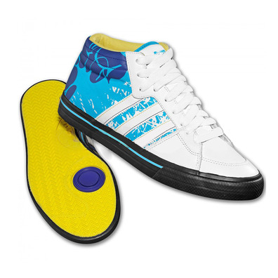 Adidas Classic Vulc II Mid (blanco/azul)