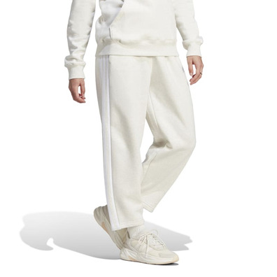Adidas Essentials 3-Stripes Open Hem Fleece Pant "Off White"