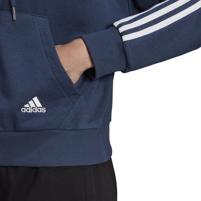 Adidas Essentials Cut 3-Stripes Full-Zip Hoodie