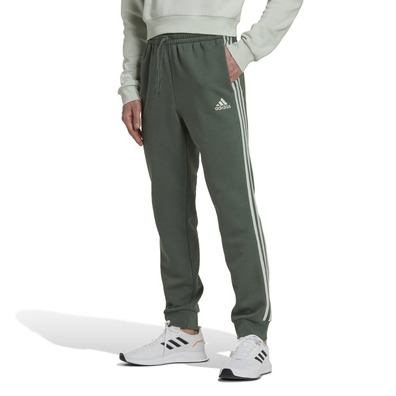 Adidas Essentials Fleece Tapered Cuff 3-Stripes Joggers