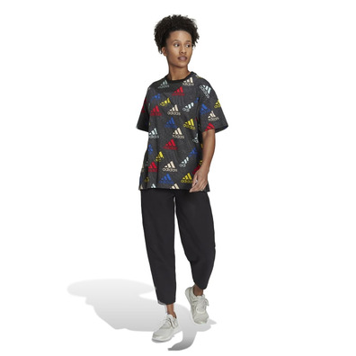 Adidas Essentials Multi-colored Logo Boyfriend T-Shirt