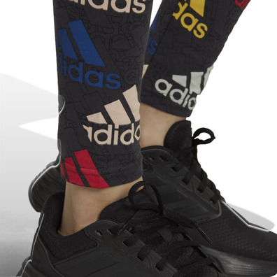 Adidas Essentials Multi-Colored Logo(Carbón)