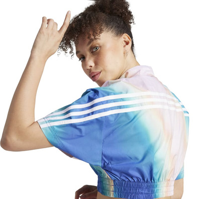 Adidas Future Icons Woven T-Shirt "Lucblu"