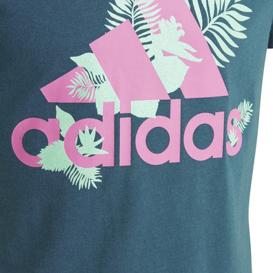 Adidas Junior Tropical Sports Graphic T-shirt