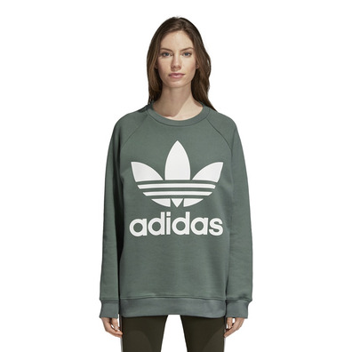 Adidas Orginals Sweatshirt Trefoil Crew W (Trace Green)