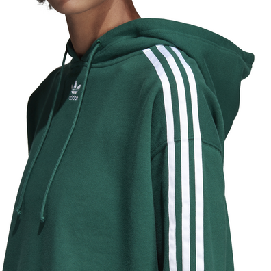 Adidas Originals Cropped Hoodie (collegiate green)