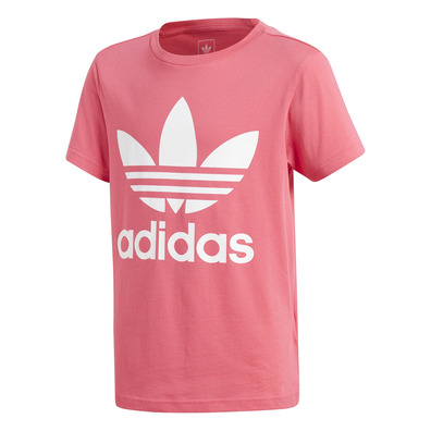 Adidas Originals Junior Trefoil Tee (Real Pink)