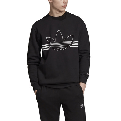 Adidas Originals Outline Trefoil Crew Fleece