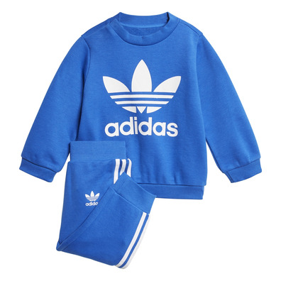 Adidas Originals Trefoil Crew Set Infants (blue/white)