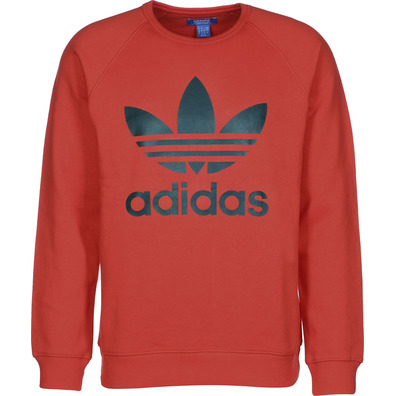 Adidas Originals Trefoil Crew Sweatshirt (rojo/negro)