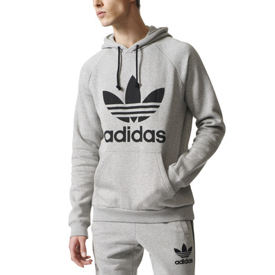 Adidas Originals Trefoil Hoody (medium grey heather)
