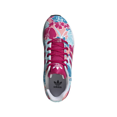 zx flux adidas floral pink