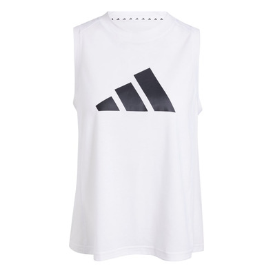 Adidas Train Essentials Big Performance Logo Wmns Tank "White"