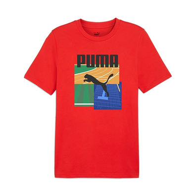 Camiseta Puma GRAPHICS Summer "Red"