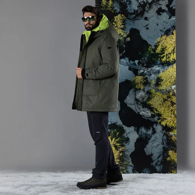 Campagnolo Men's Hooded Parka "Oil Green"
