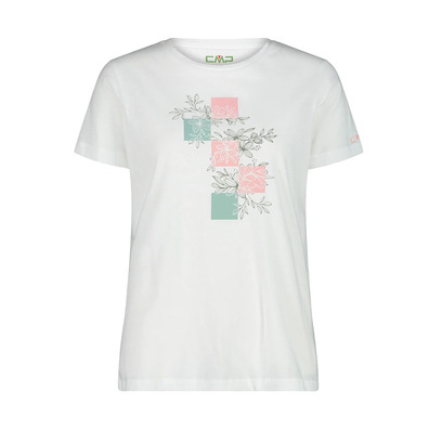 Campagnolo Women's T-shirt in organic cotton "White-Rose"