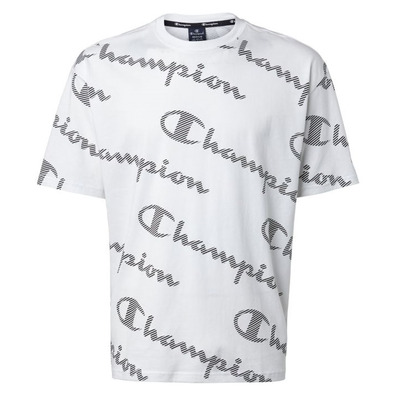 Champion American Classics AOP Logo Crewneck T-Shirt