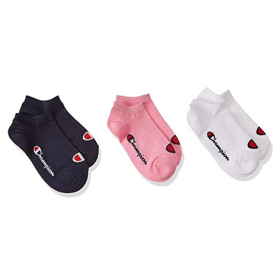 Champion Casual Sneaker Socks 3PP "Pink/Multicolor"