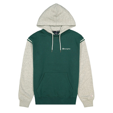 Champion Legacy Contrast Layered Small Script Logo Hoodie