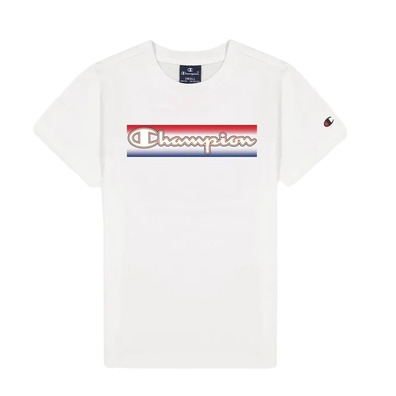 Champion Legacy Kids Graphic T-Shirt / Short Set "White"