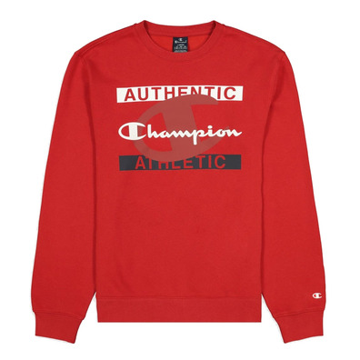 Champion Legacy New York Graphic Print Sweatshirt "Red"