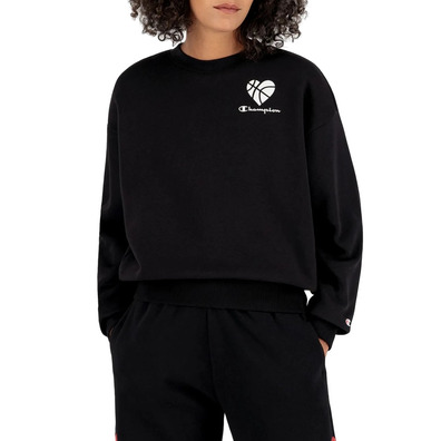 Champion Legacy Wm´s Myla Logo Love Sweatshirt "Black"