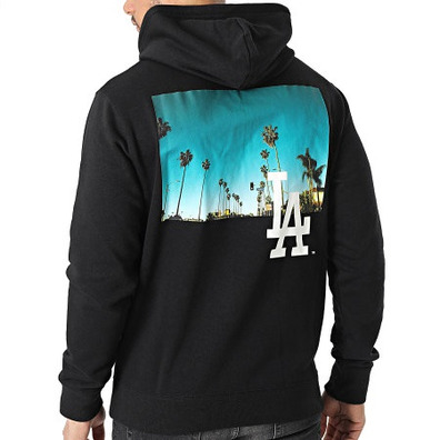 Champion MLB Rochester Authentic Print L.A Dodgers Logo Hoodie "Black"
