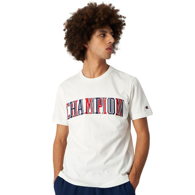 Champion Multicolour Bookstore Cotton T-Shirt "White"