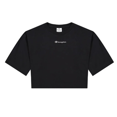 Champion Wm´s Cropped Back Script Logo T-Shirt "Black"