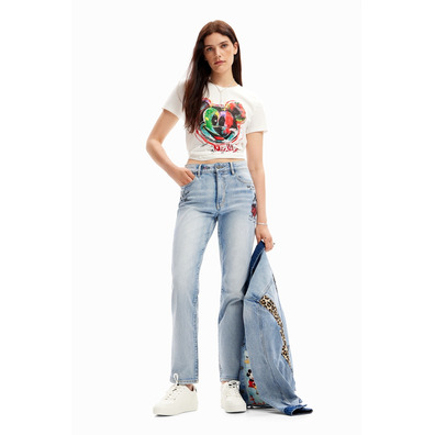 Desigual Arty Mickey Mouse T-shirt "White"