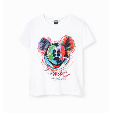 Desigual Arty Mickey Mouse T-shirt "White"