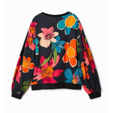 Desigual Floral Oversize Sweatshirt
