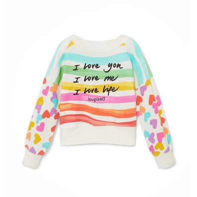 Desigual Girls "I Love You" Sweatshirt