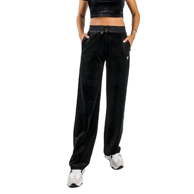 Guess Couture Velvet Straight Long Pant "Black"