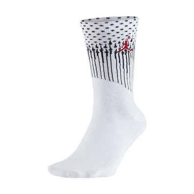 Jordan AJ 13 Sock (100/white/gym red)