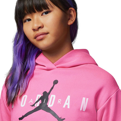Jordan Girls Jumpman Logo Sustainable Hoodie "Pink"