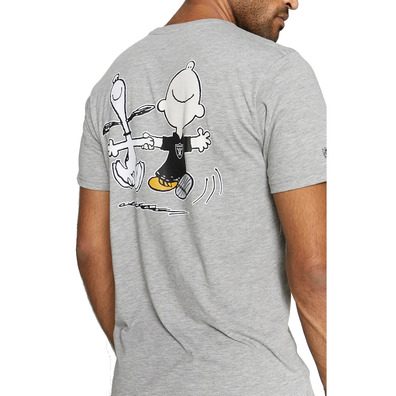 New Era NFL Snoopy Oakland Raiders X Peanuts T-shirt "Grey"