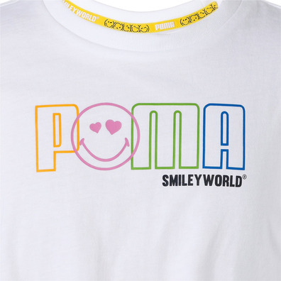 Puma Girls x SMILEY WORLD Tee
