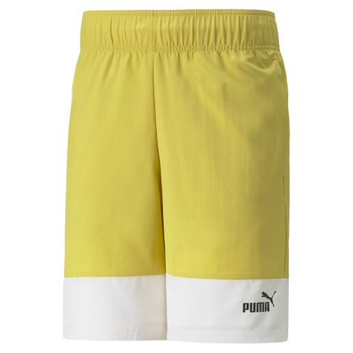 Puma Power Colorblock Woven Shorts 9" "Bamboo"