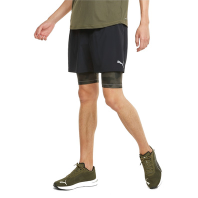 Puma Run Graphic 2 In 1 5" Shorts