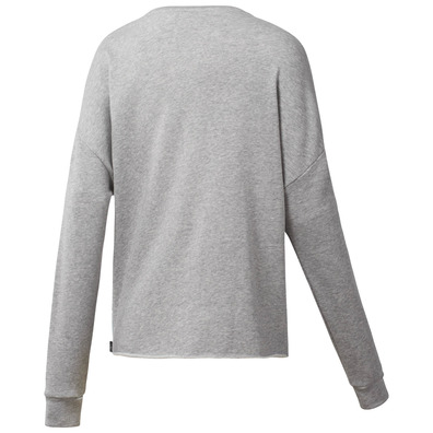 Reebok Classic Foil Print Crew Neck Sweatshirt W (Medium Grey Heather)