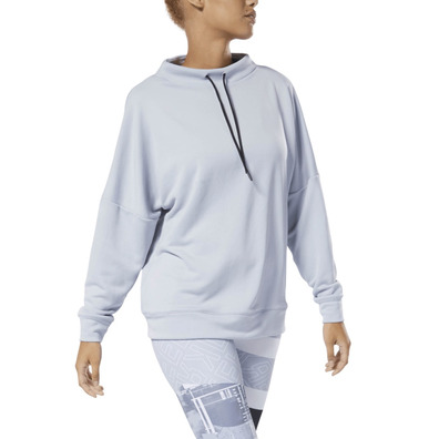 Reebok Meet You There Graphic Funnel Coverup Women