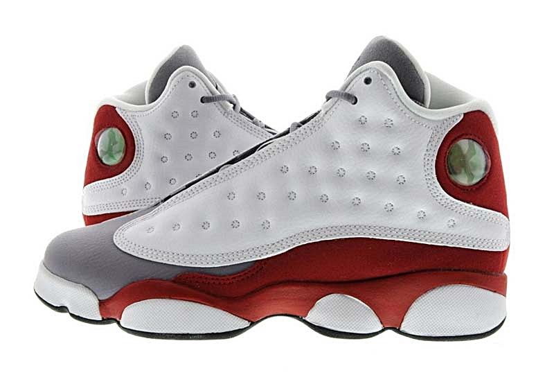 jordan 13 retro blanco con rojo