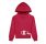 Champion Girls Legacy Script Logo Wraparound Print Boxi Hoodie "Burgundy Red"