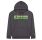 Champion Legacy Script Flock Box Logo Fleece Hoodie "Dark Grey"