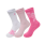 Calcetines Jordan Girls Floral Crew Socks (3-Pack) "Gym Pink"