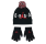 Set Gorro Pompon + Guantes Jordan Kids 2Piece "Black"
