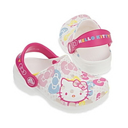 Crocs Girls Hello Kitty (blanco/fuxia)
