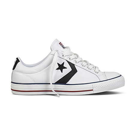 Converse All Star Player EV OX Piel (blanco/negro)