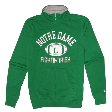 Champion Chándal NFL University Notre Dame (Verde/gris)
